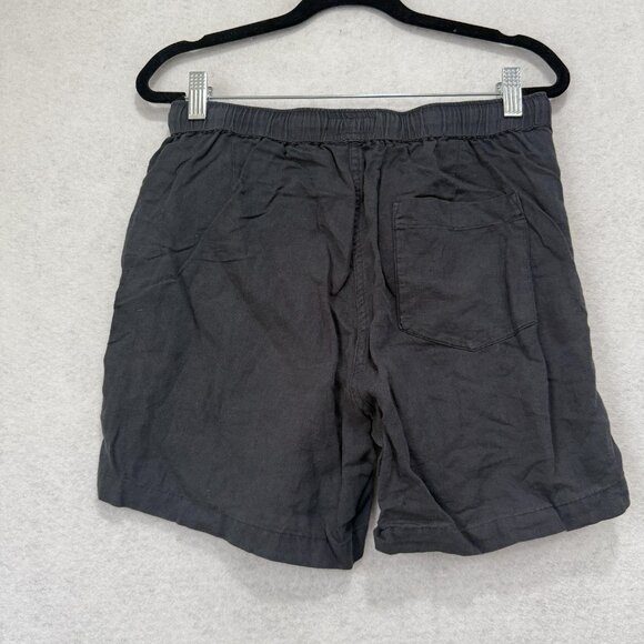 Bridge & Burn Shorts Womens Small Gray Linen Organic Cotton Sustainable Pockets - Picture 6 of 10